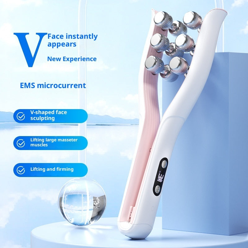 Micro Current Roller Face-shaping Tool Household V Face Beauty
